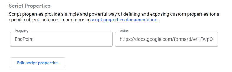 Thêm thuộc tính EndPoint